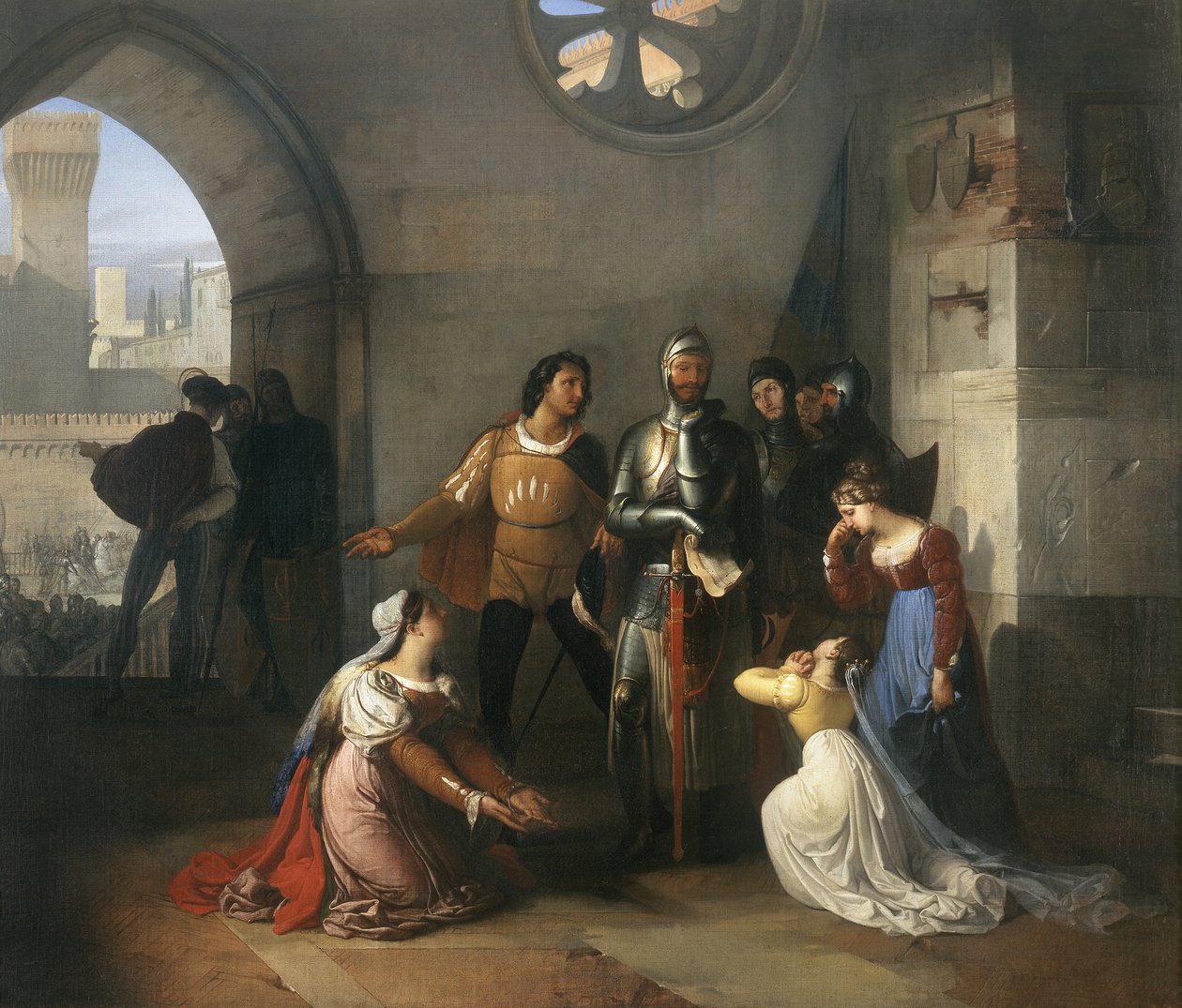 Pietro Rossi von Francesco Hayez