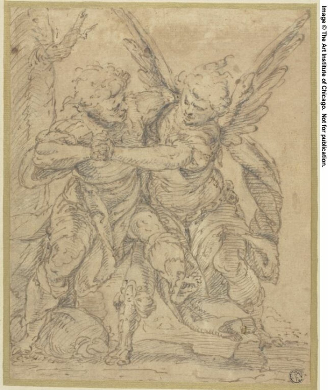 Jakob ringt mit dem Engel von Francesco Merano