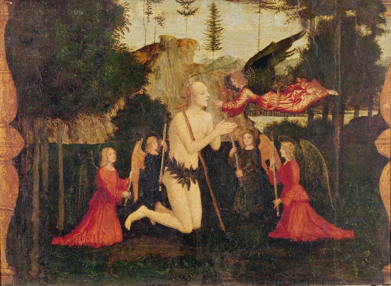 Kommunion des Heiligen Onuphrius von Francesco Morone