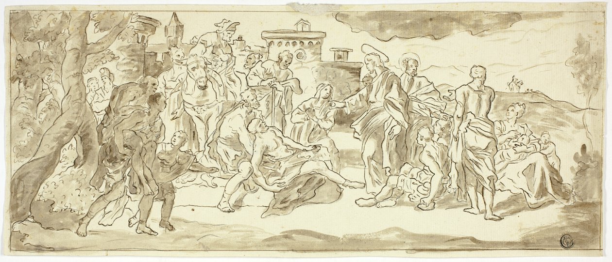 Christus heilt den Lahmen von Francesco Solimena