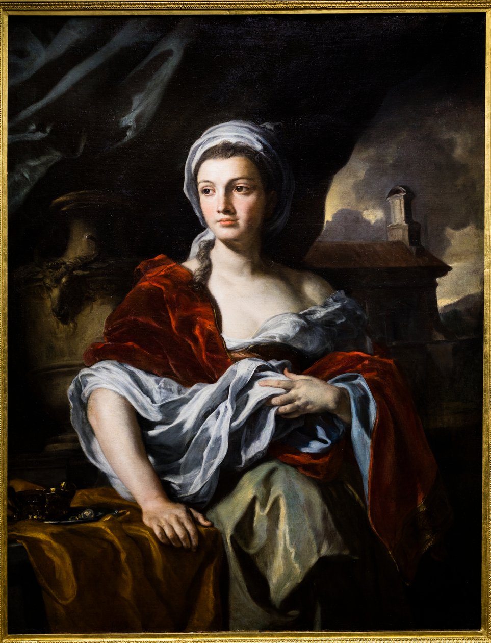 Porträt einer Frau von Francesco Solimena