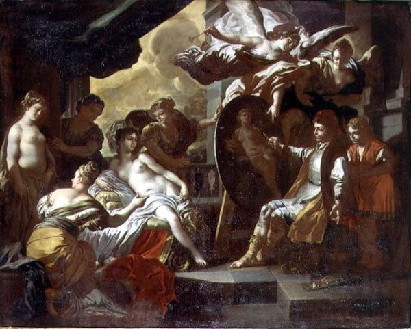 Zeuxis und die Mädchen von Kroton von Francesco Solimena