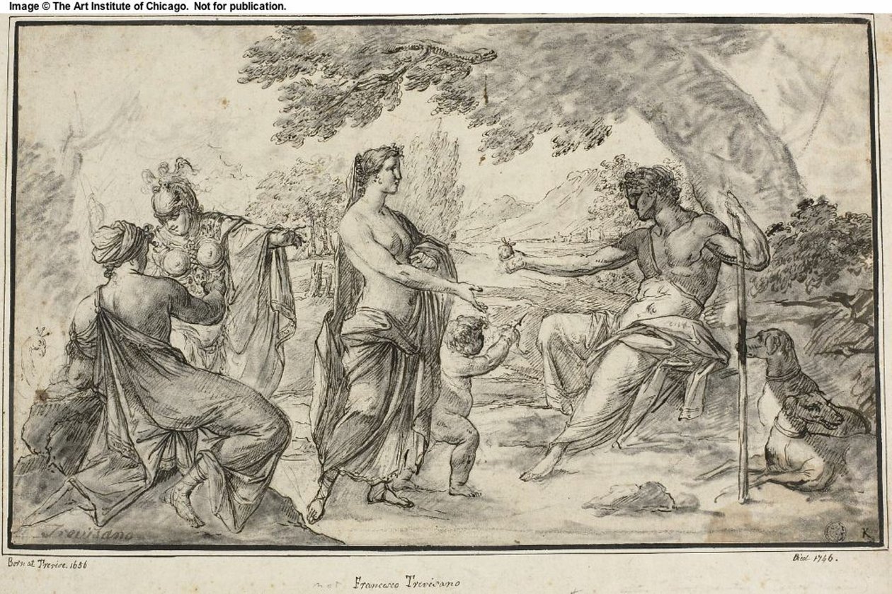 Urteil des Paris von Francesco Trevisani
