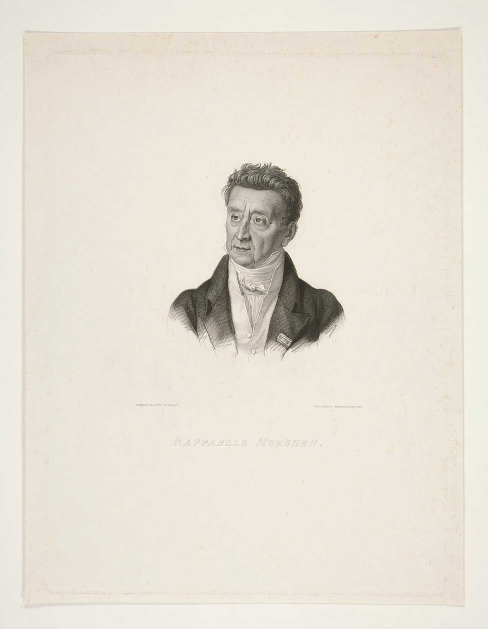 Porträt von Raphael Morghen von Francesco Vendramini