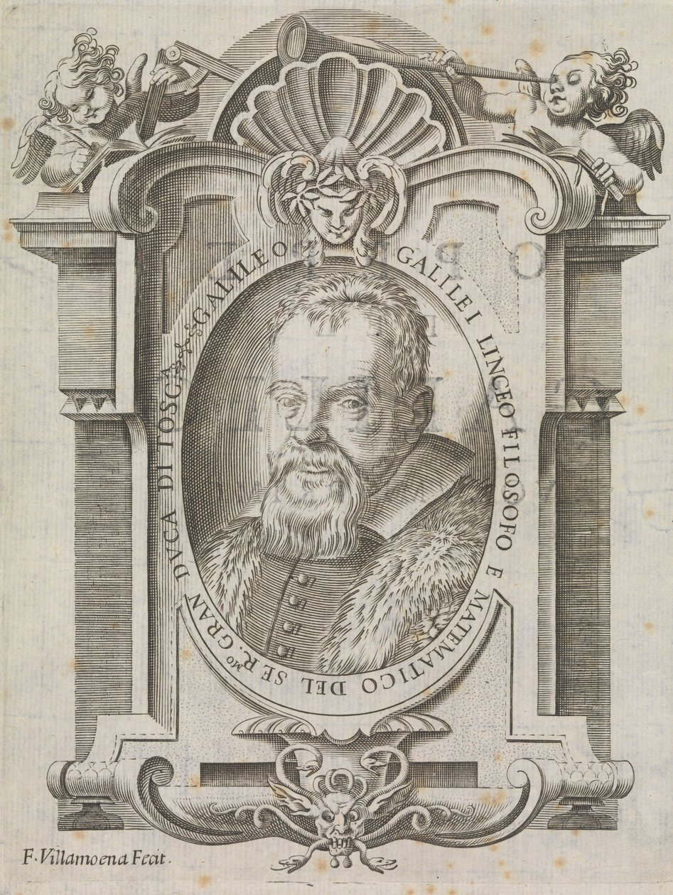 Galileo Galilei (1564-1642) von Francesco Villamena