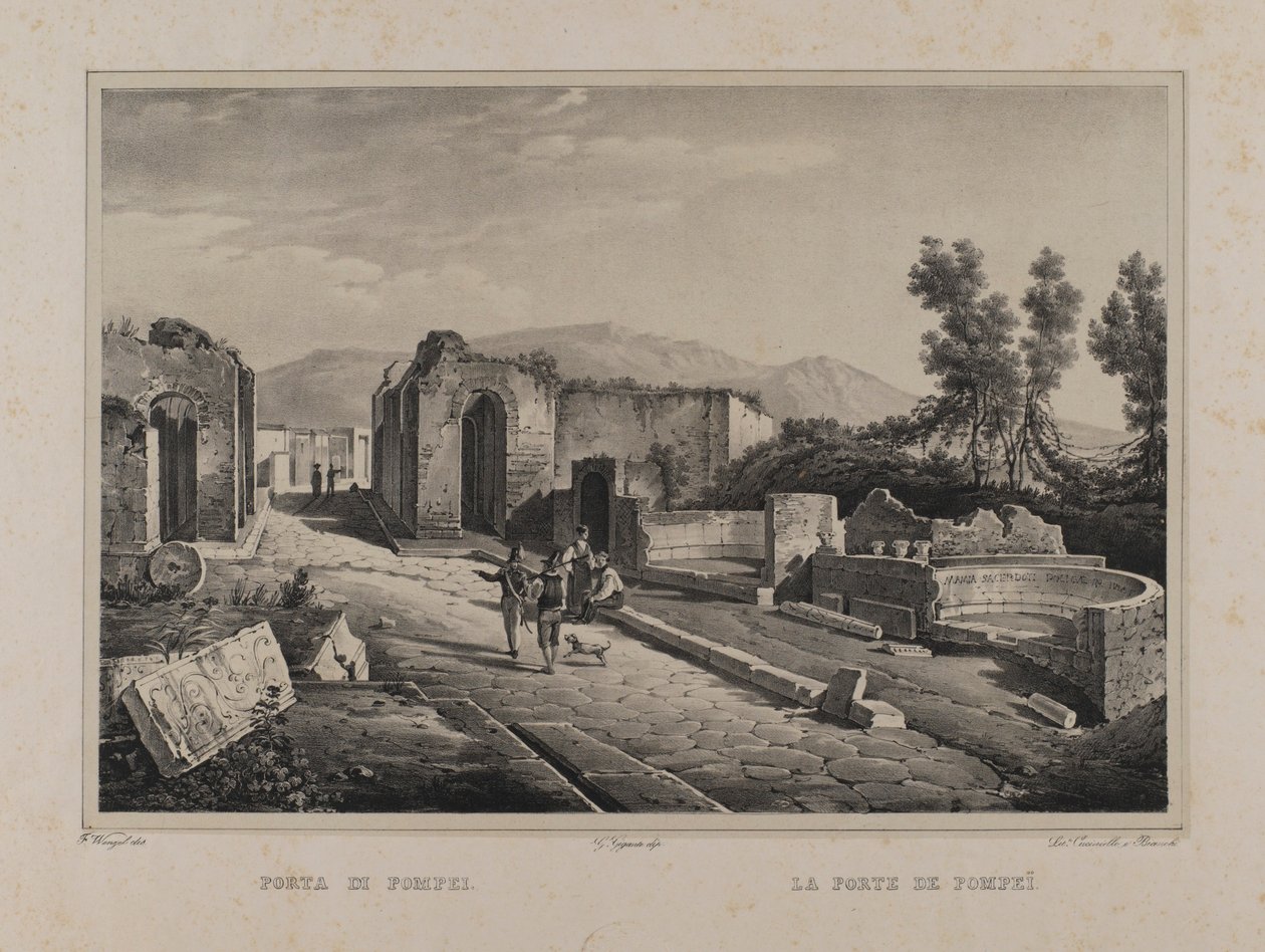 Porta di Pompei von Francesco Wenzel