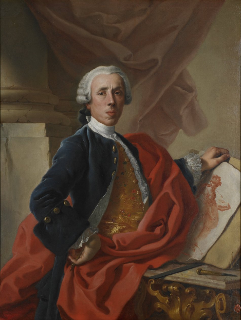 Selbstporträt von Francesco de Mura