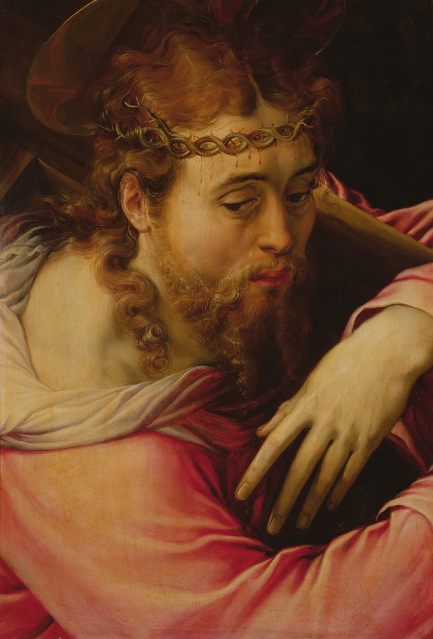 Christus trägt das Kreuz von Francesco de Rossi Salviati Cecchino