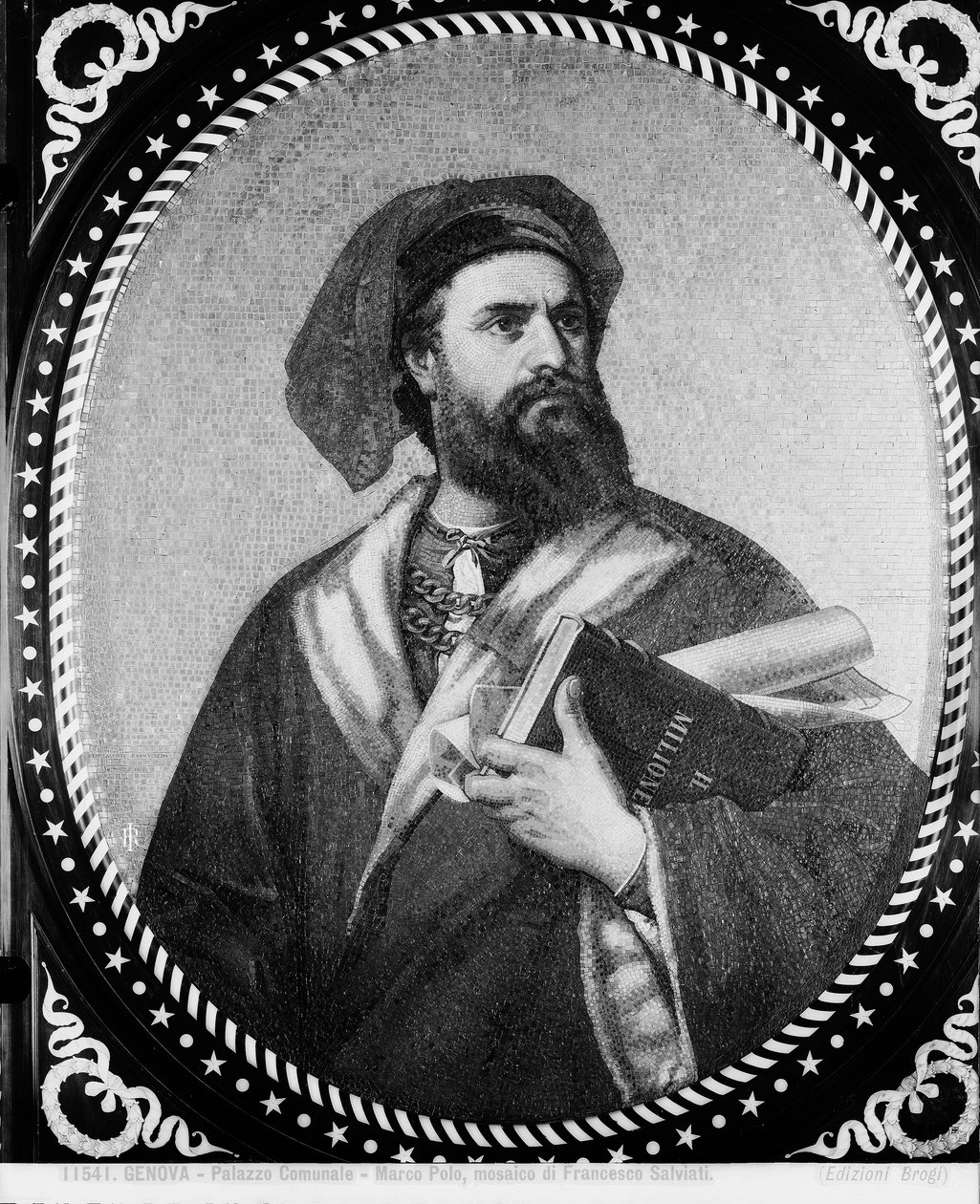 Marco Polo (Mosaik) von Francesco de Rossi Salviati Cecchino