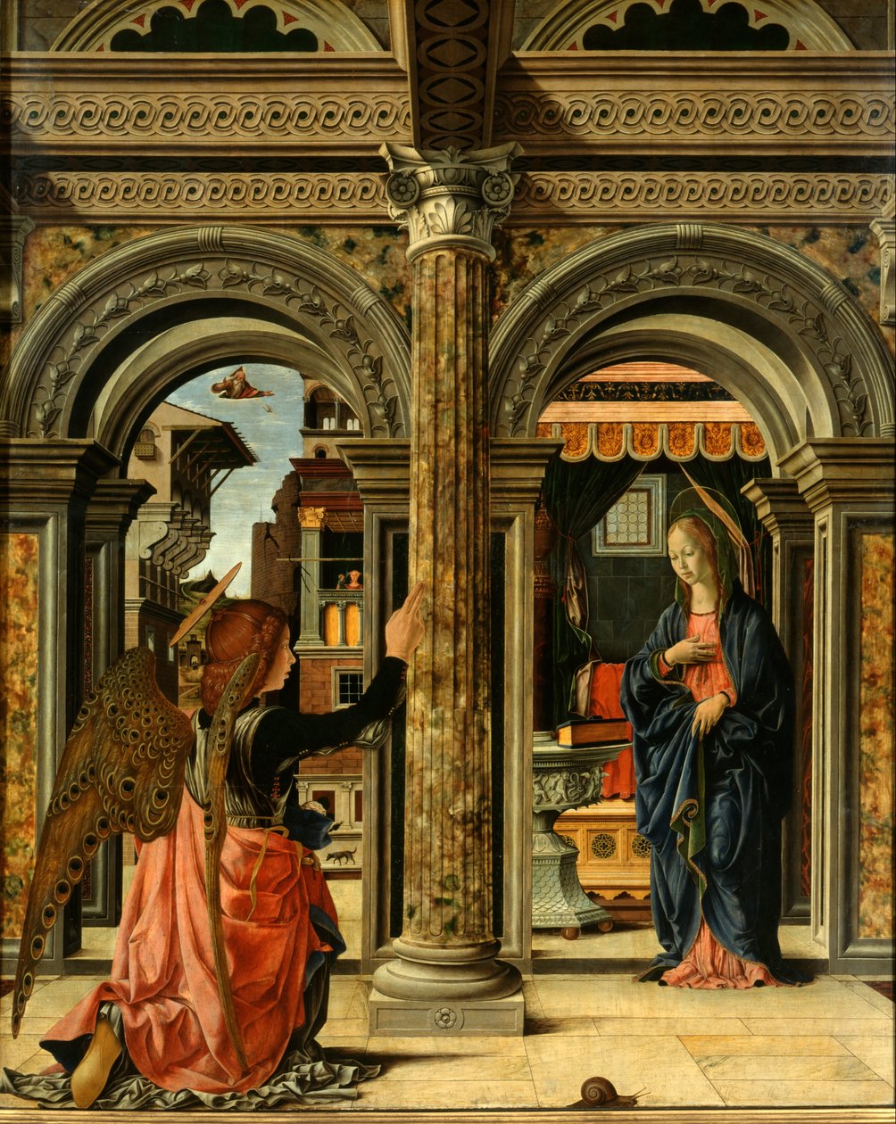 Die Verkündigung von Francesco del Cossa