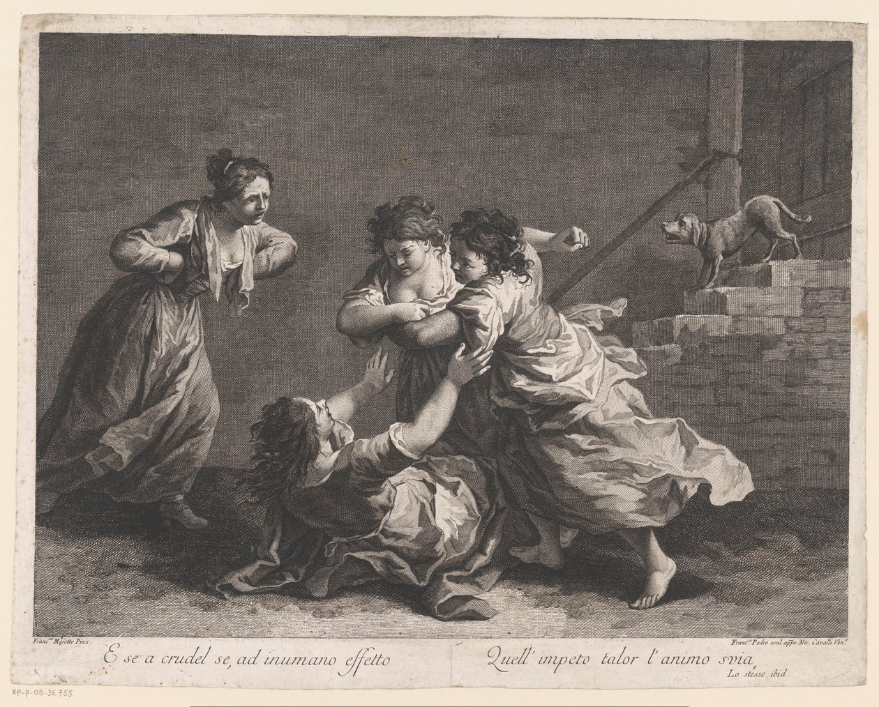 Kämpfende Frauen von Francesco del Pedro