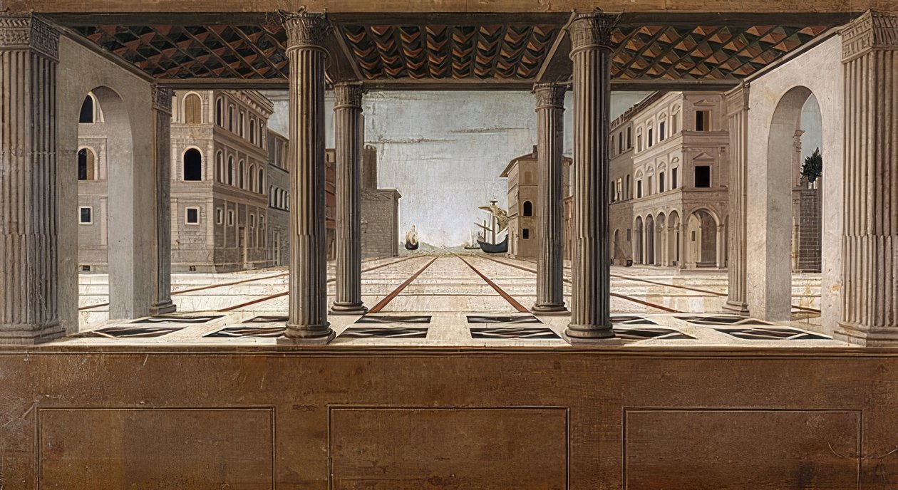 Architektonische Vedute von Francesco di Giorgio Martini