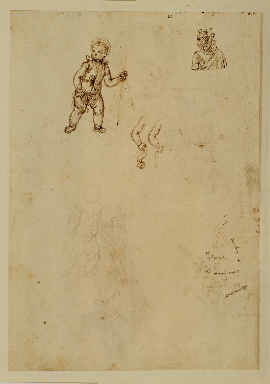 Ein junger Heiliger Johannes von Francesco di Simone (attr. to)