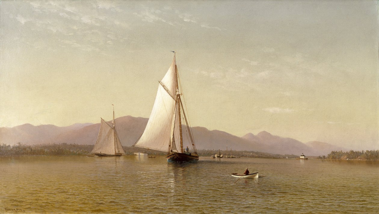 Der Hudson am Tappan Zee von Francis Augustus Silva