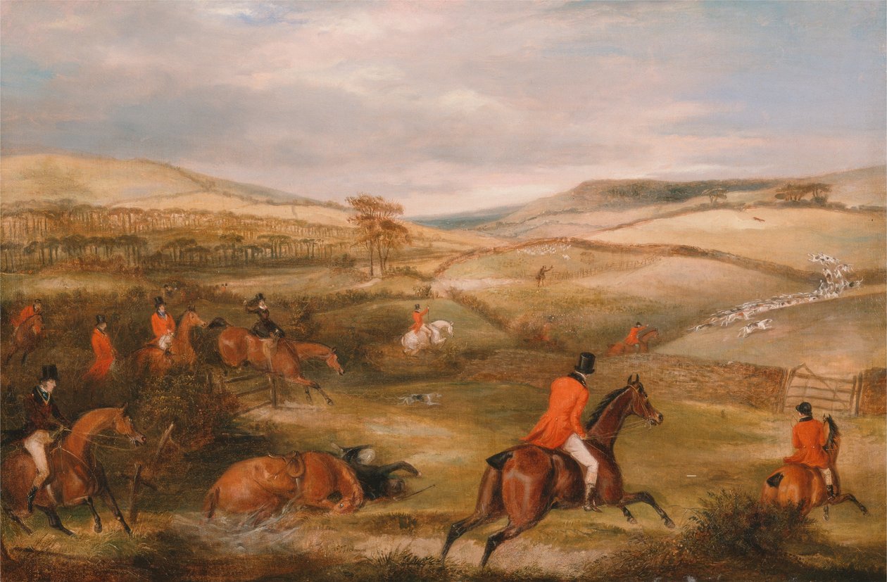 Die Berkeley Jagd, 1842 - Die Jagd von Francis Calcraft Turner