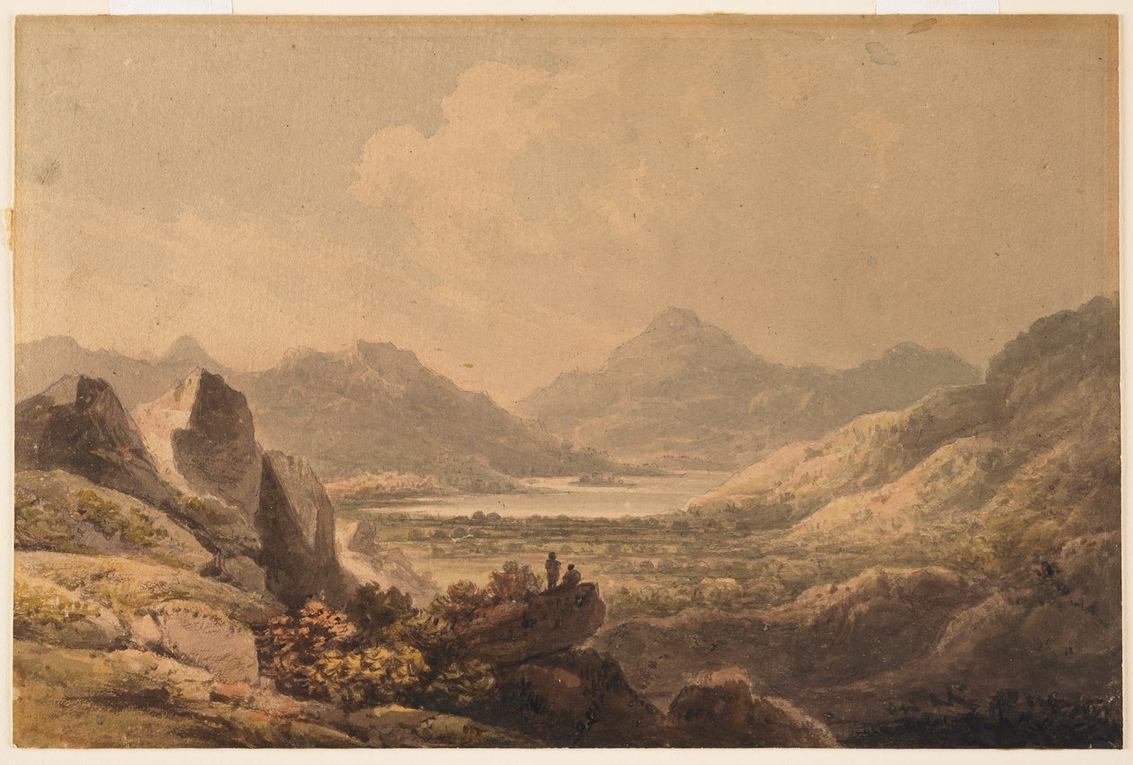 Seelandschaft (Killarney), frühes 19. Jahrhundert von Francis Nicholson