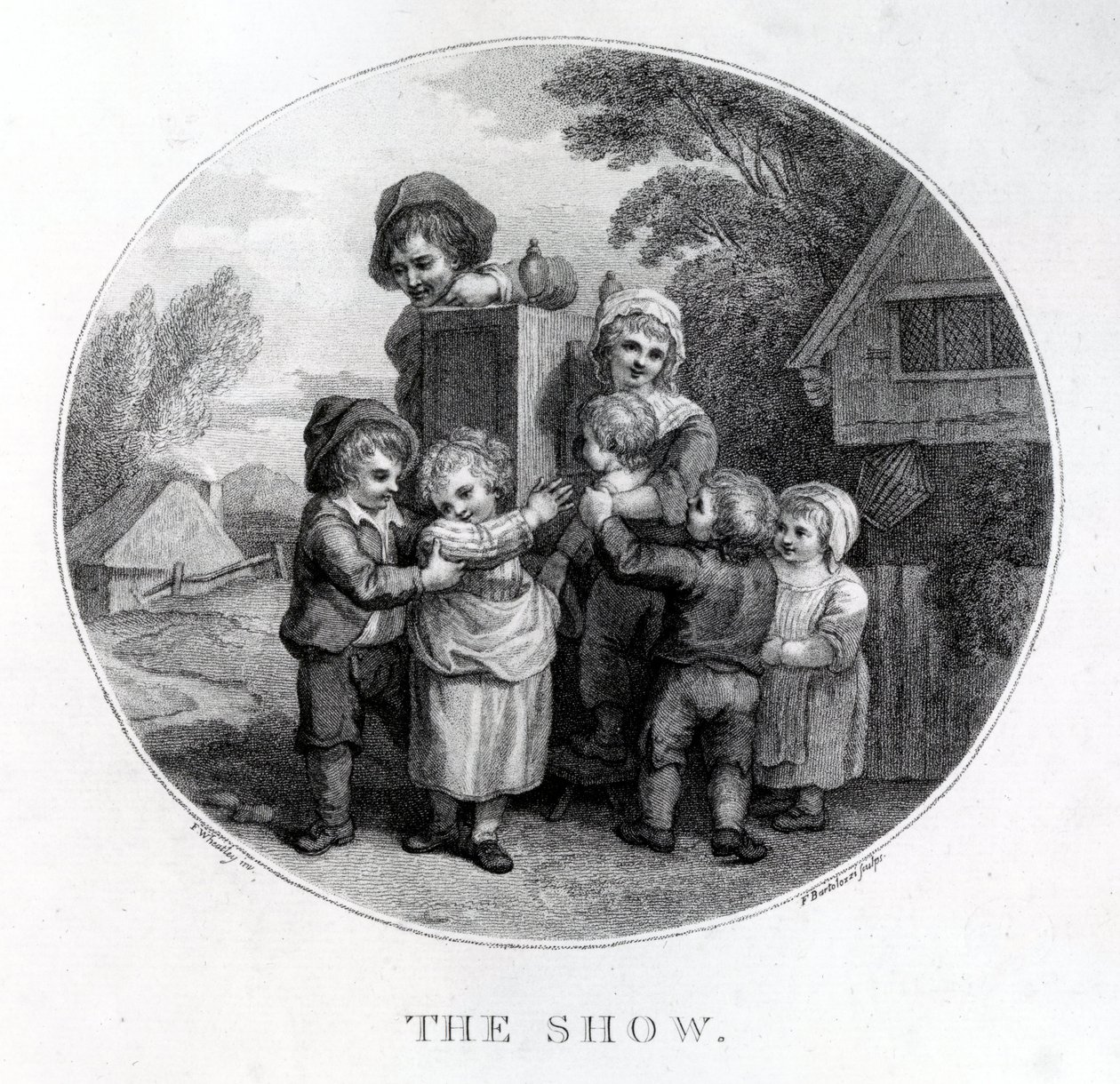 Die Guckkasten, 1789 von Francis Wheatley