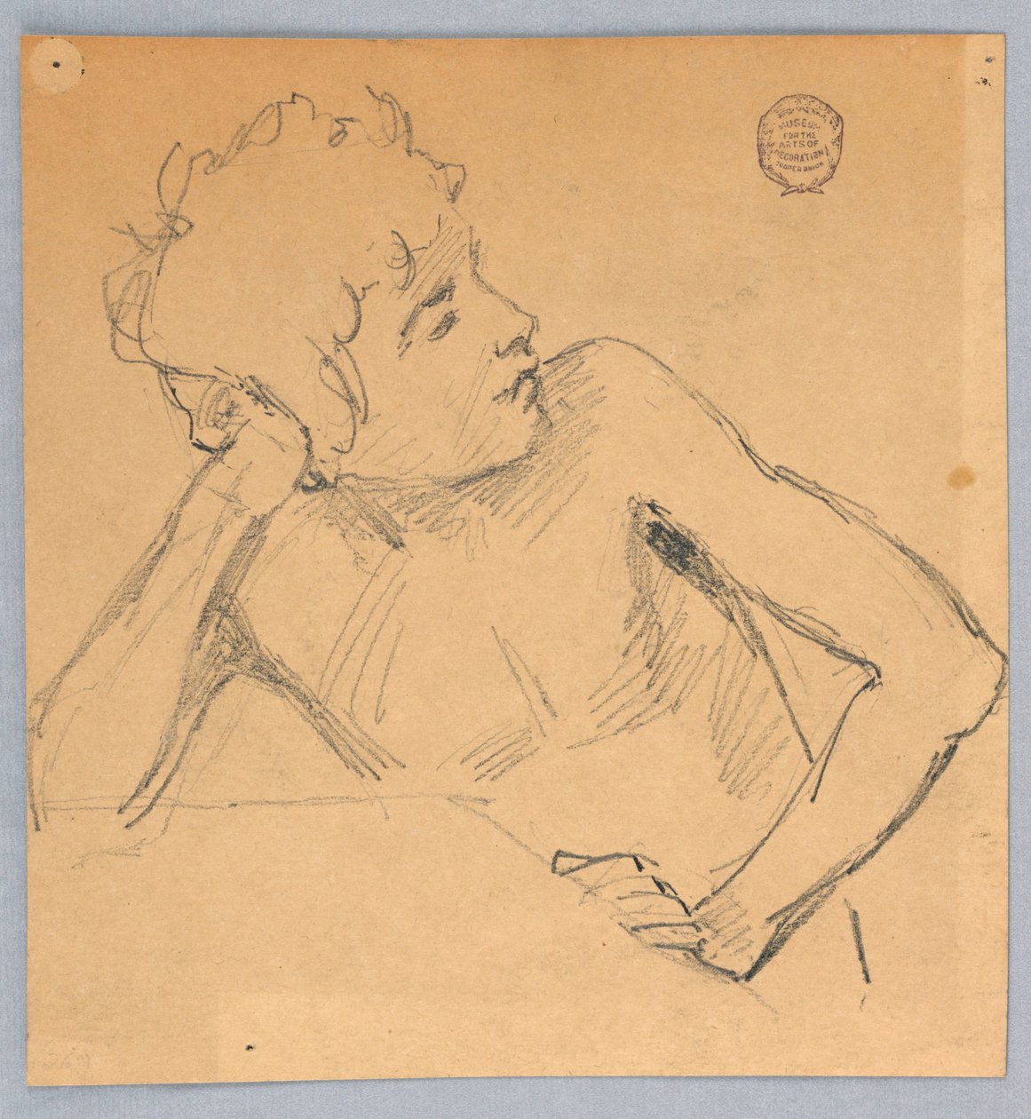 Figurenstudie von Francis Augustus Lathrop