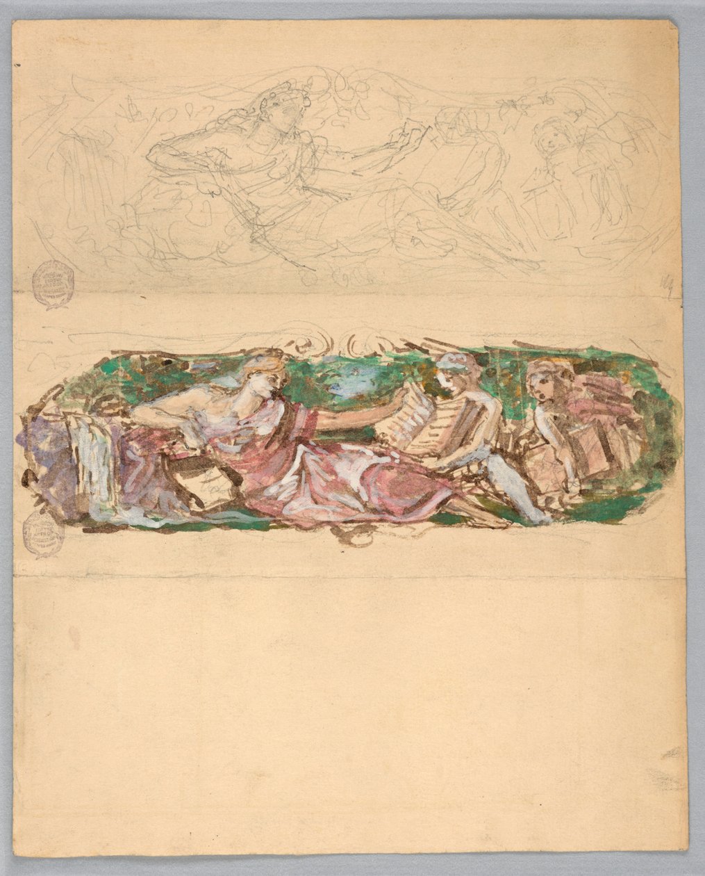 Studien für ein Wandpaneel von Francis Augustus Lathrop