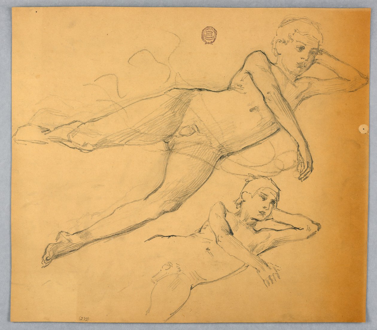 Studien einer nackten Figur von Francis Augustus Lathrop