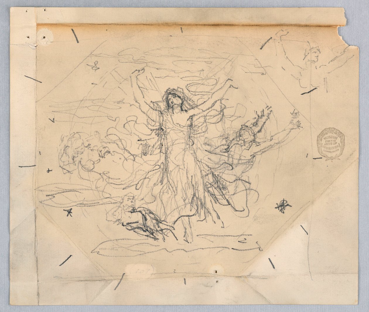 Studie für "Zodiac" von Francis Augustus Lathrop