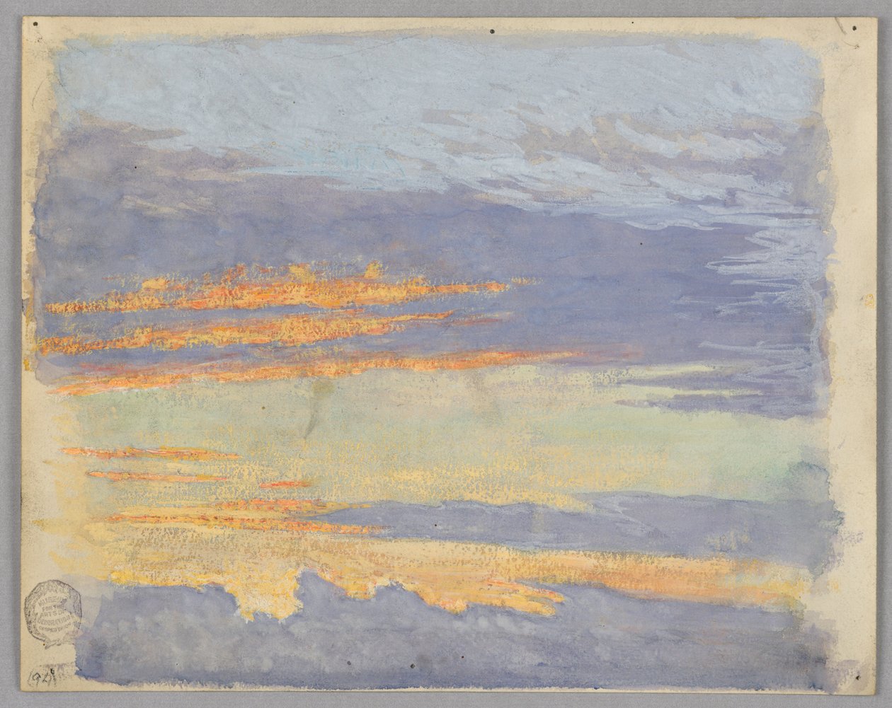 Studie von Wolken, Rom, Italien von Francis Augustus Lathrop