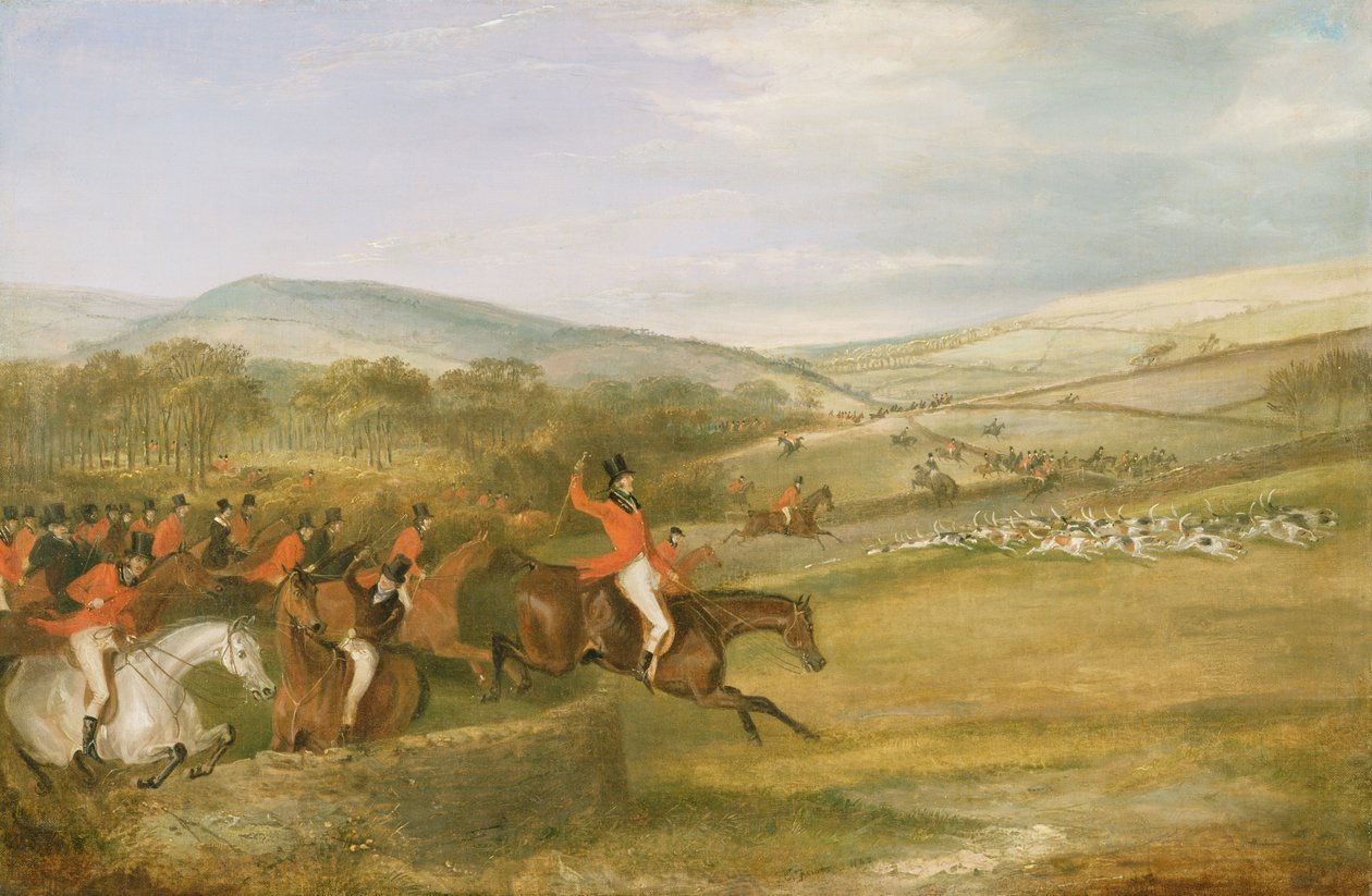 Die Berkeley-Jagd, Volle Jagd, 1842 von Francis Calcraft Turner