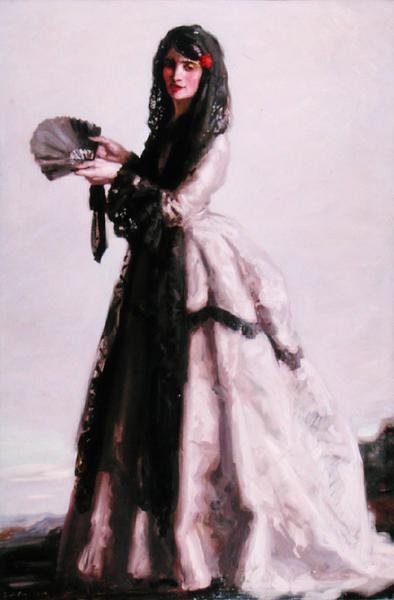 Spanische Dame von Francis Campbell Boileau Cadell