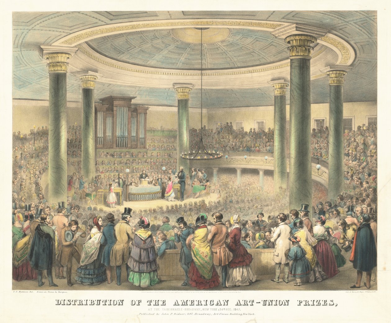 Verteilung der Preise der American Art-Union von Francis D