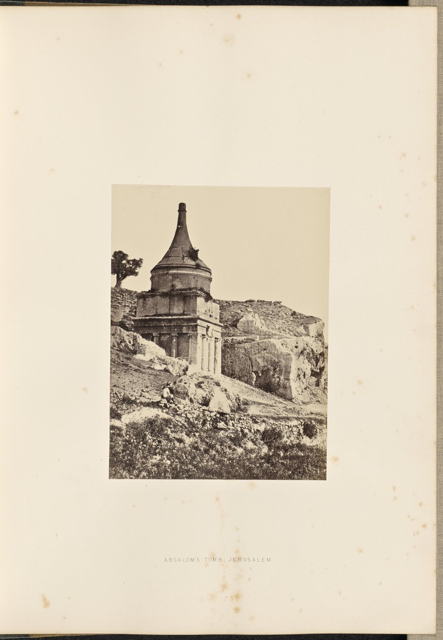 Absaloms Grab, Jerusalem von Francis Frith