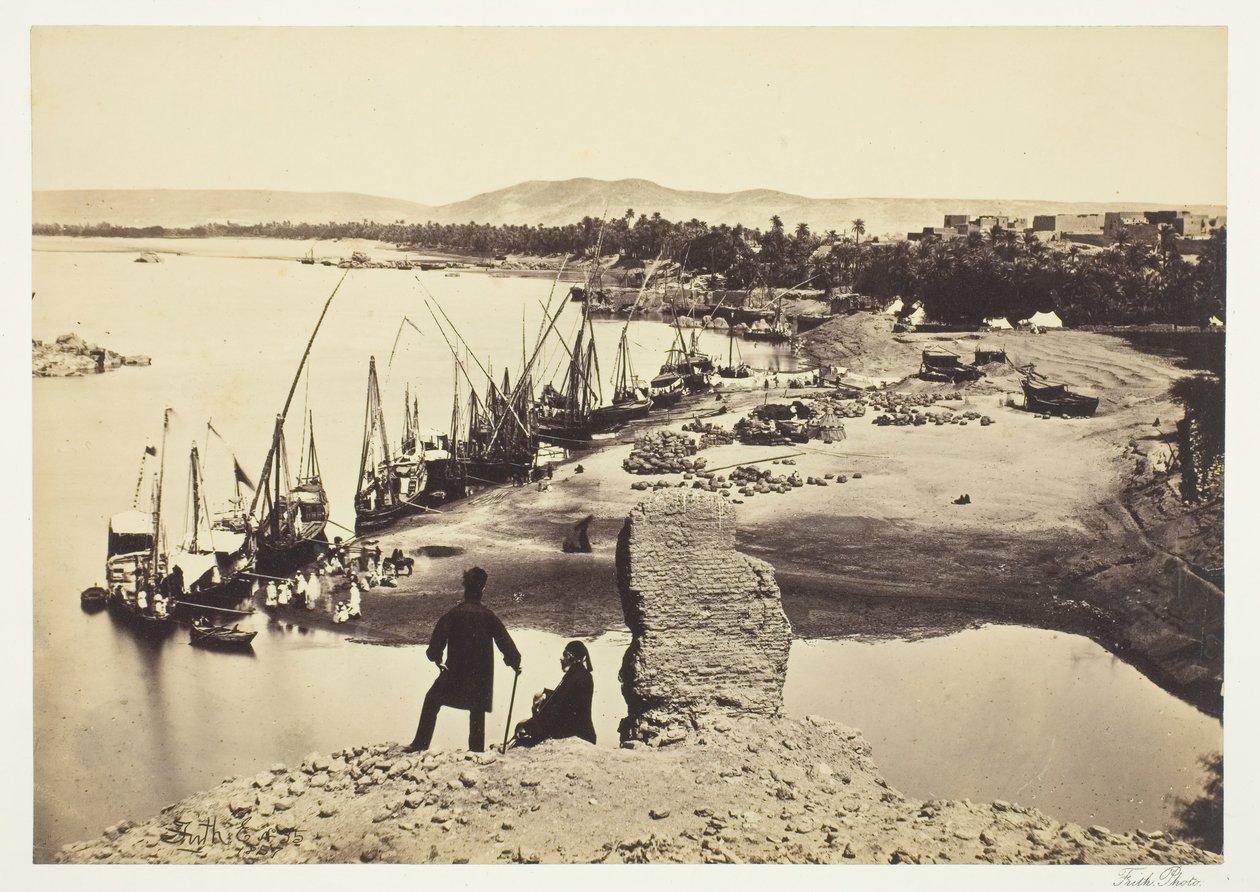 Assuan, 1857, gedruckt 1862 von Francis Frith