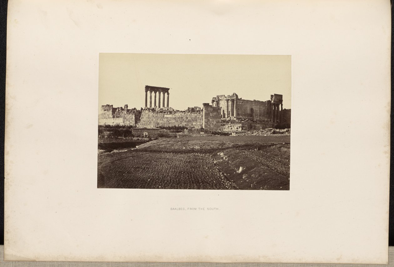 Baalbek, von Süden von Francis Frith