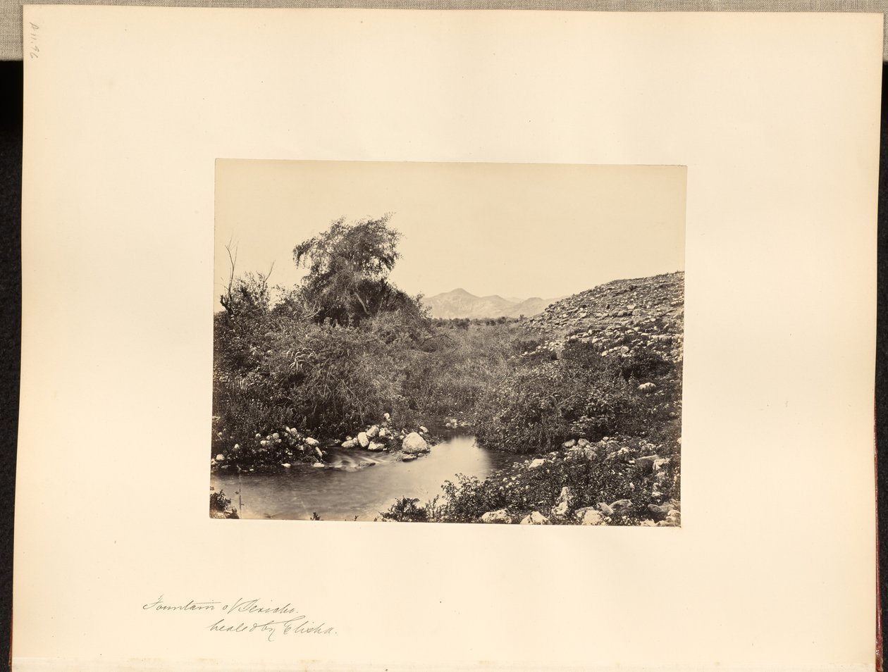 Brunnen von Jericho, geheilt von Elisa von Francis Frith