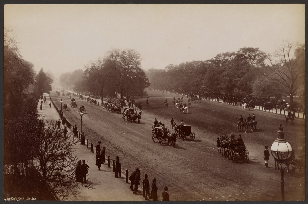 Hyde Park, The Row von Francis Frith