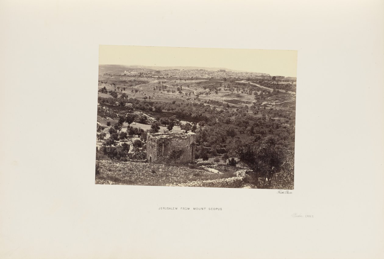 Jerusalem vom Skopusberg von Francis Frith