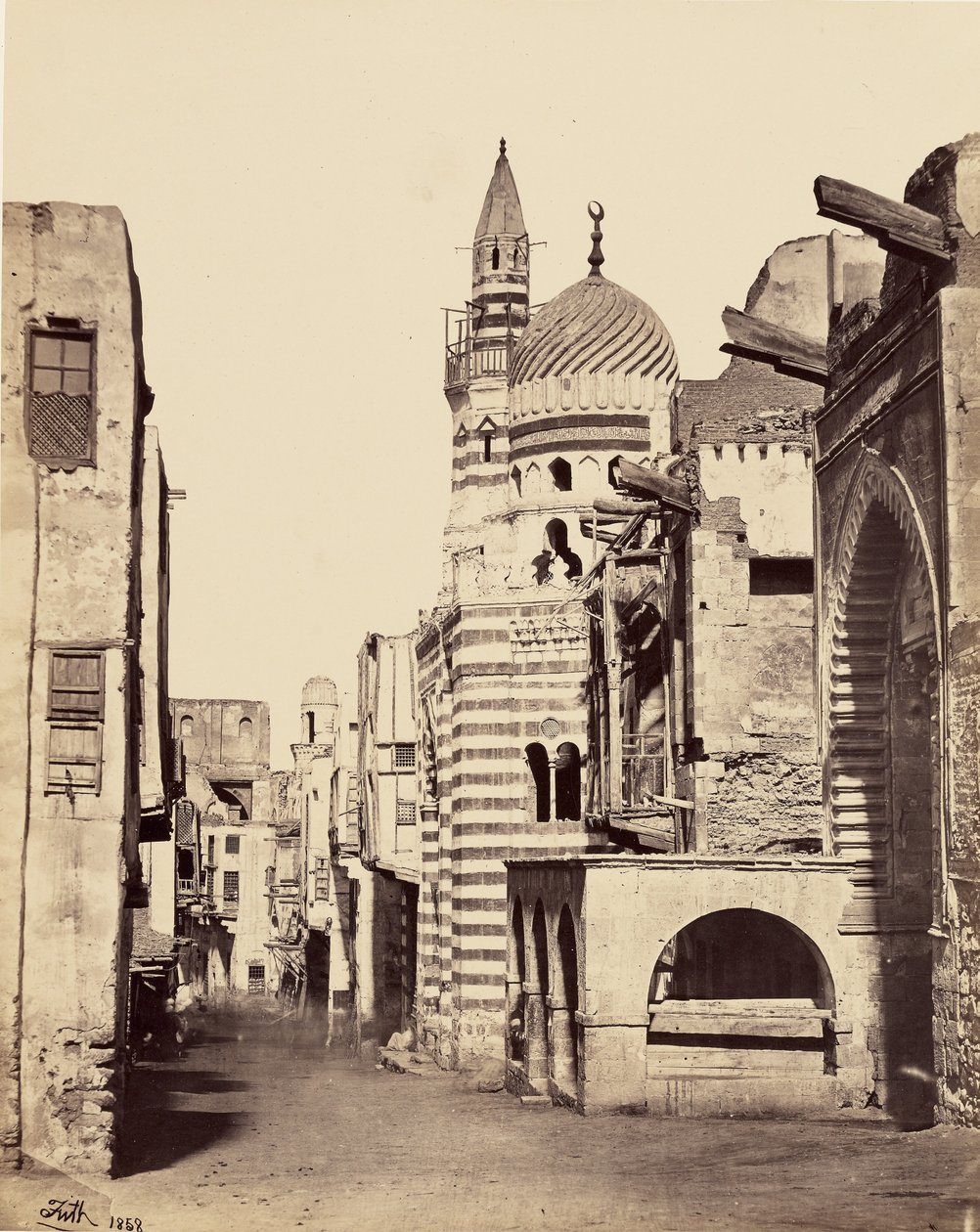 Straßenansicht in Kairo von Francis Frith