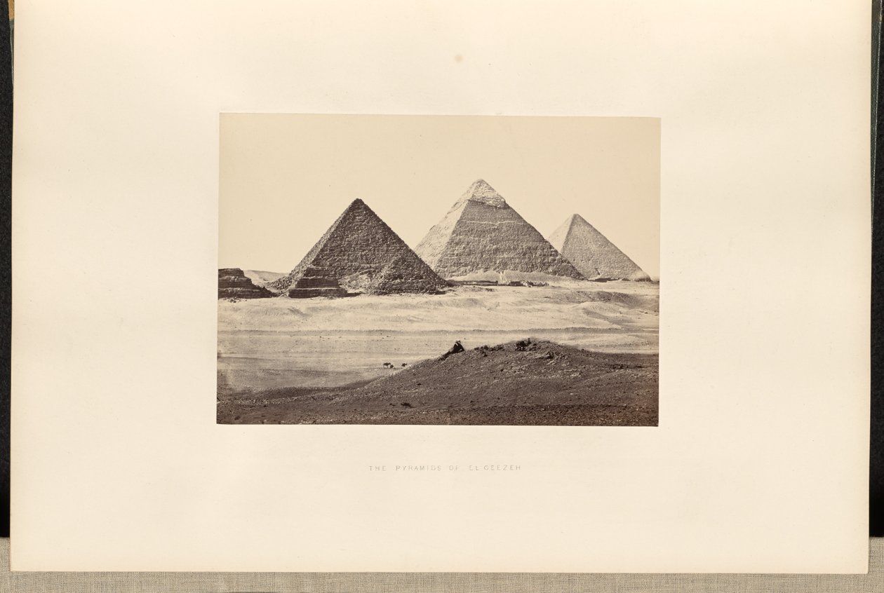 Die Pyramiden von El-Geezeh von Francis Frith
