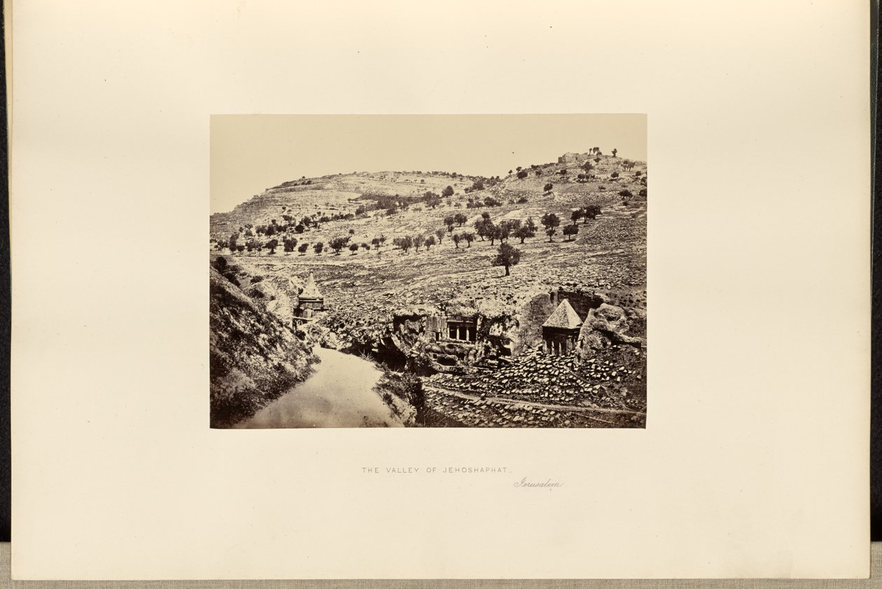 Das Tal Josaphat, Jerusalem von Francis Frith