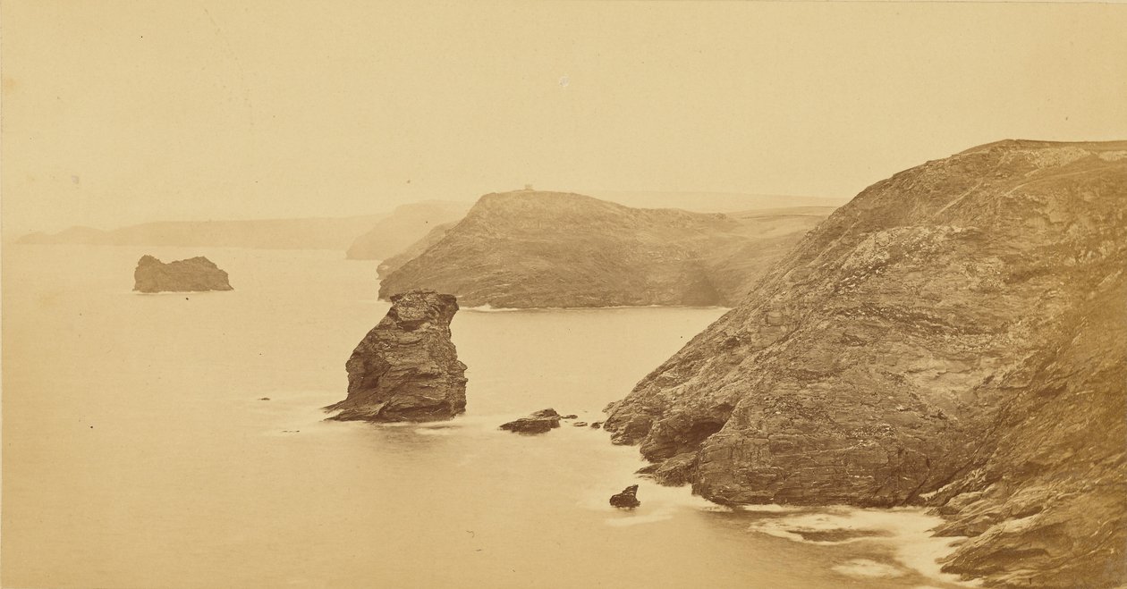 Die Küste hinauf Trevalga von Francis Frith