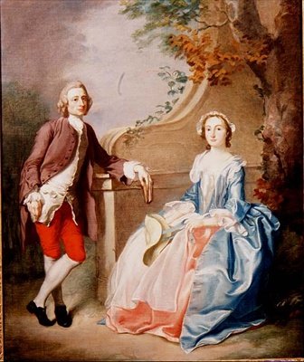 Eine Dame und ein Herr: Konversationsstück von Francis Hayman