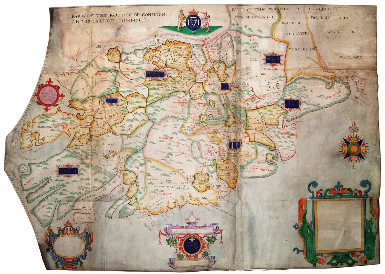 Provinz Munster, Irland, ca. 1595 von Francis Jobson