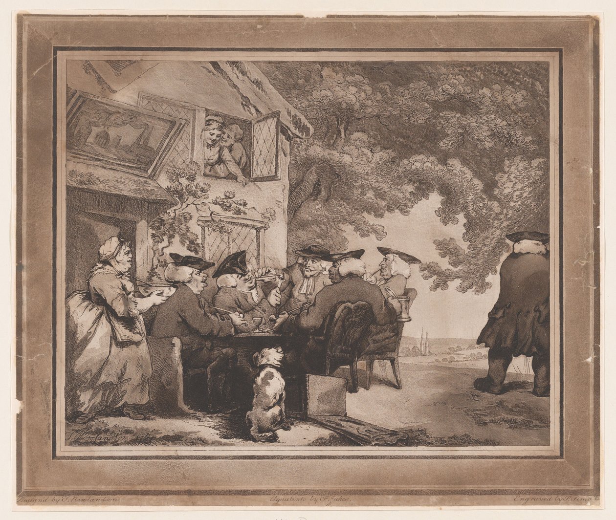Nasse Pfarrer, 1785 von Francis Jukes