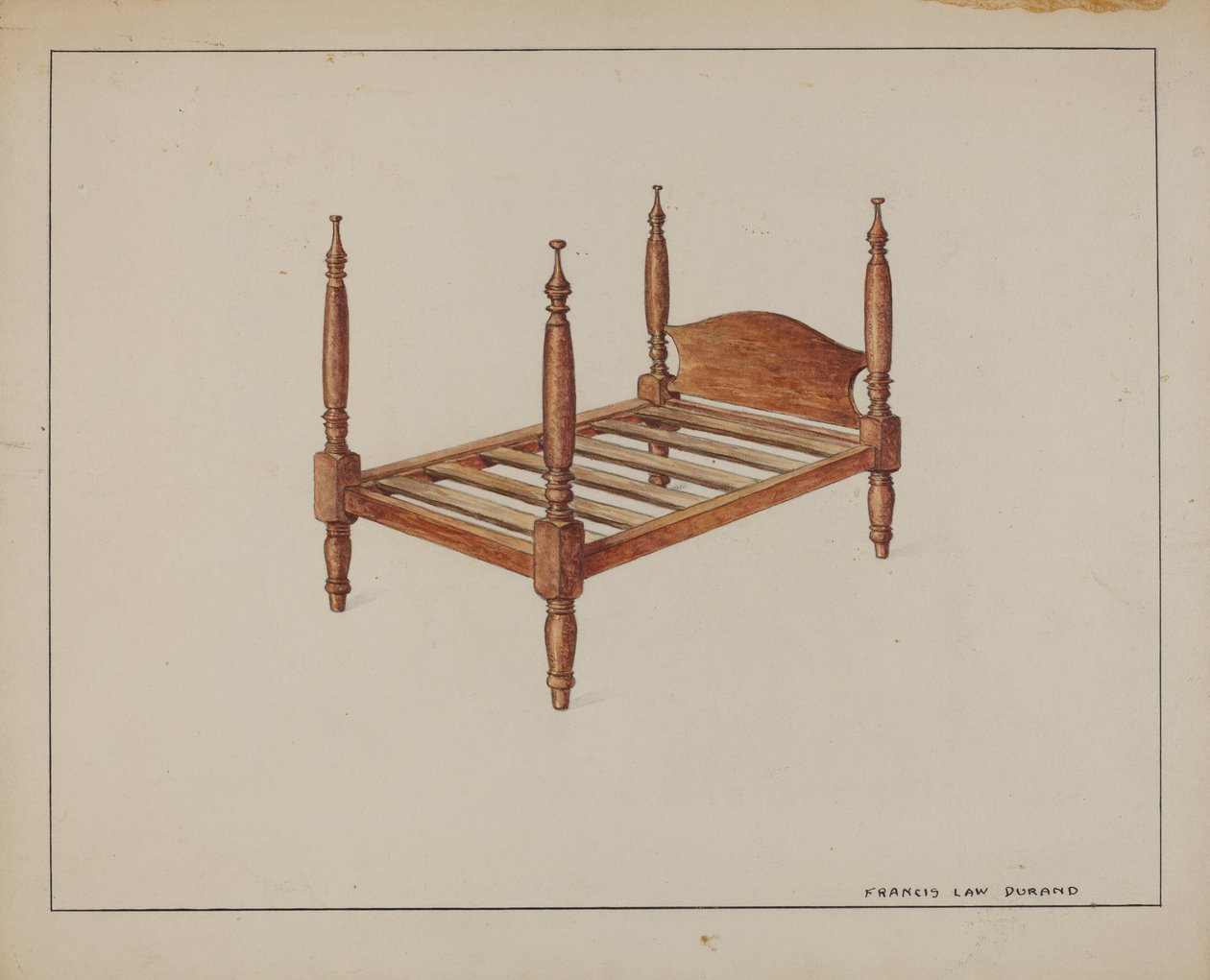 Puppenbett von Francis Law Durand