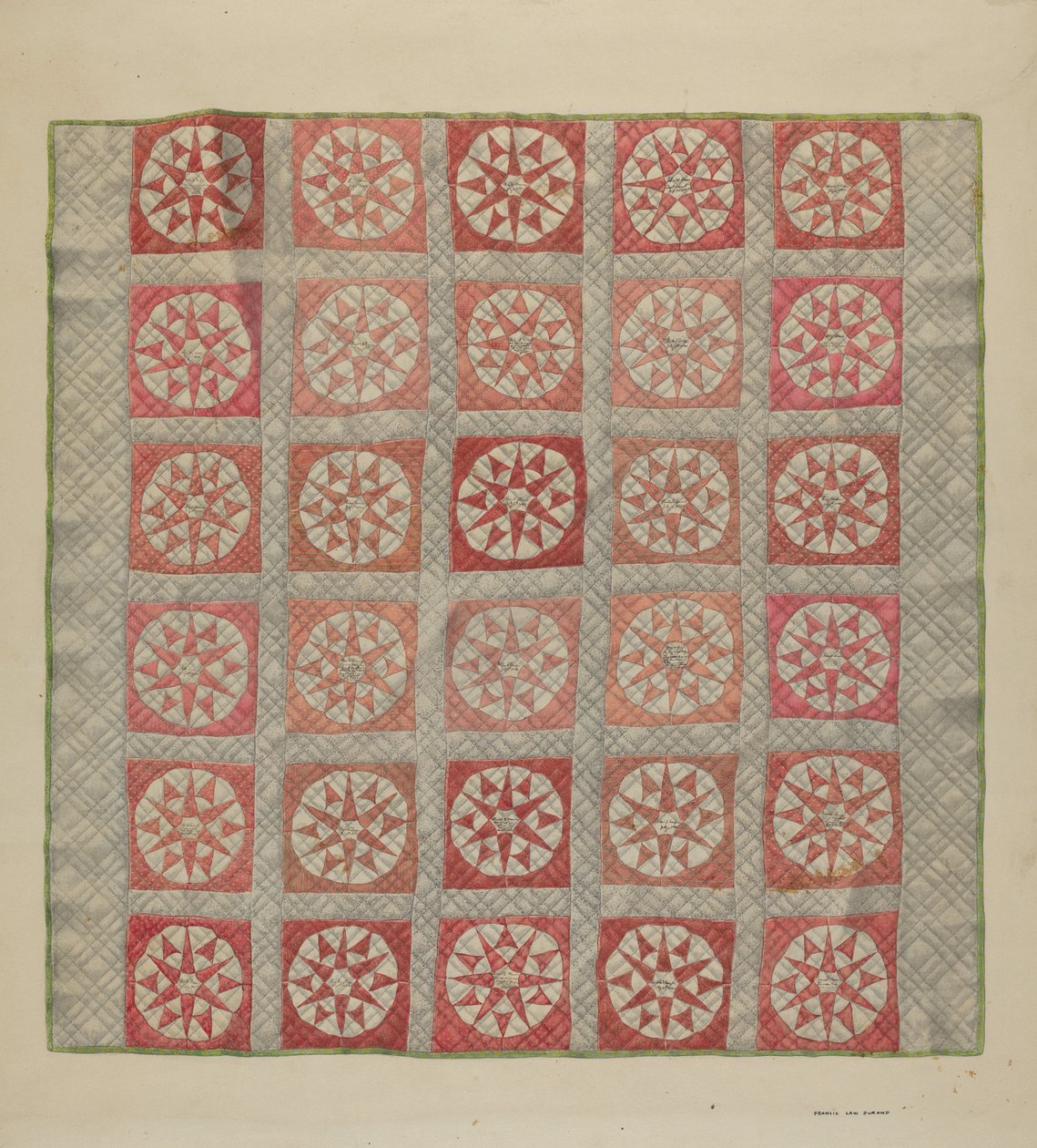 Quilt (Kinderbettdecke) von Francis Law Durand