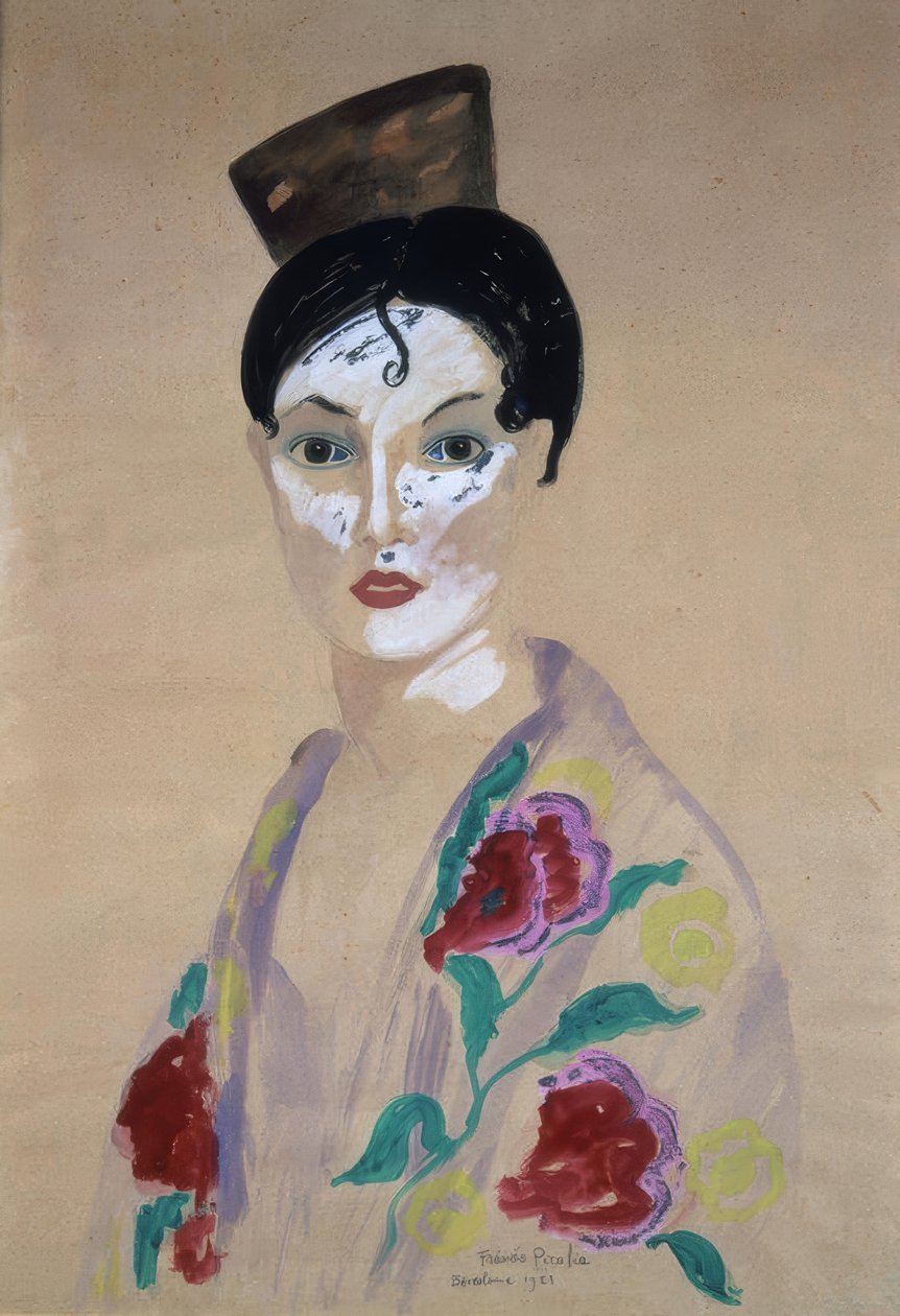 Frau mit Peineta von Francis Picabia