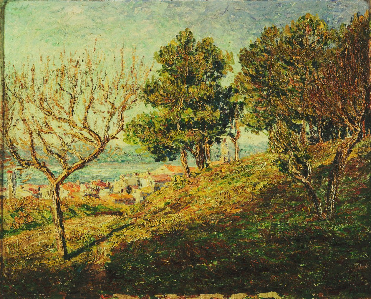 Blick auf Saint-Tropez von Francis Picabia