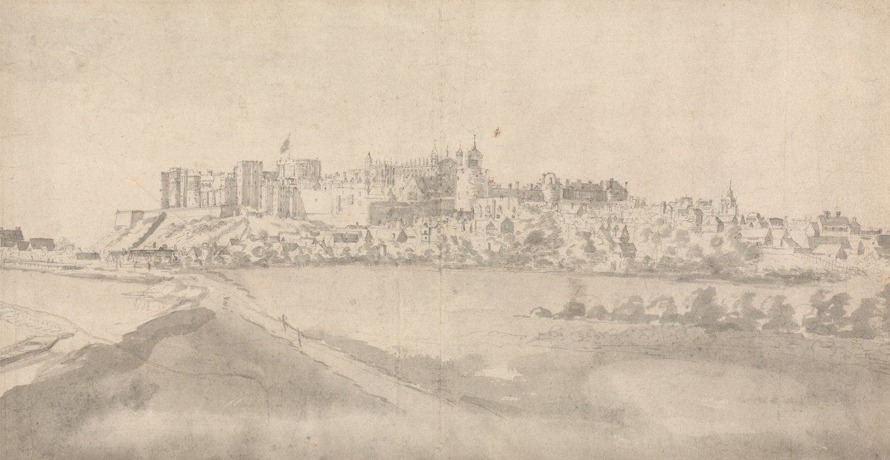 Ansicht von Windsor Castle von Francis Place