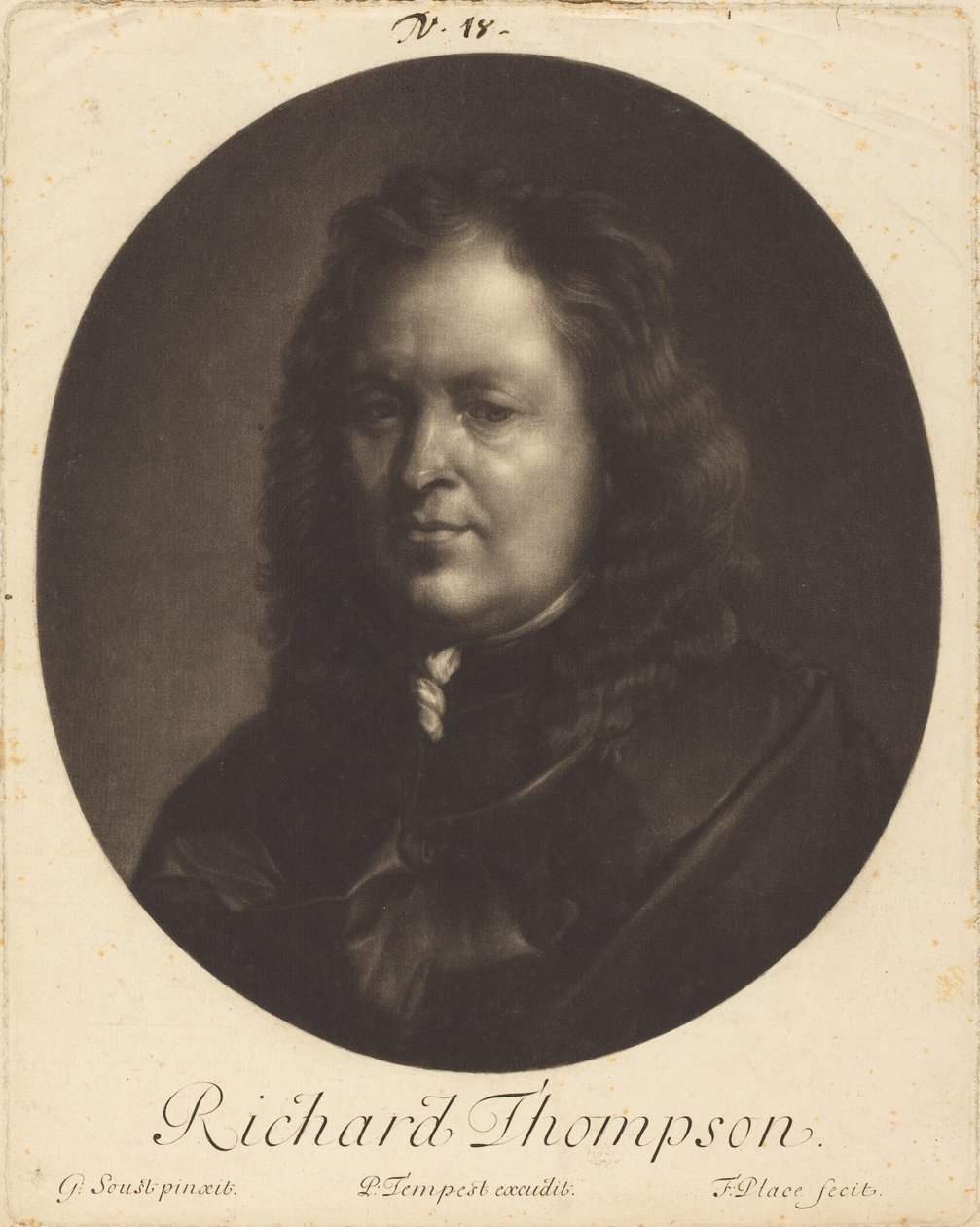 Richard Tompson von Francis Place after Gerard Soest