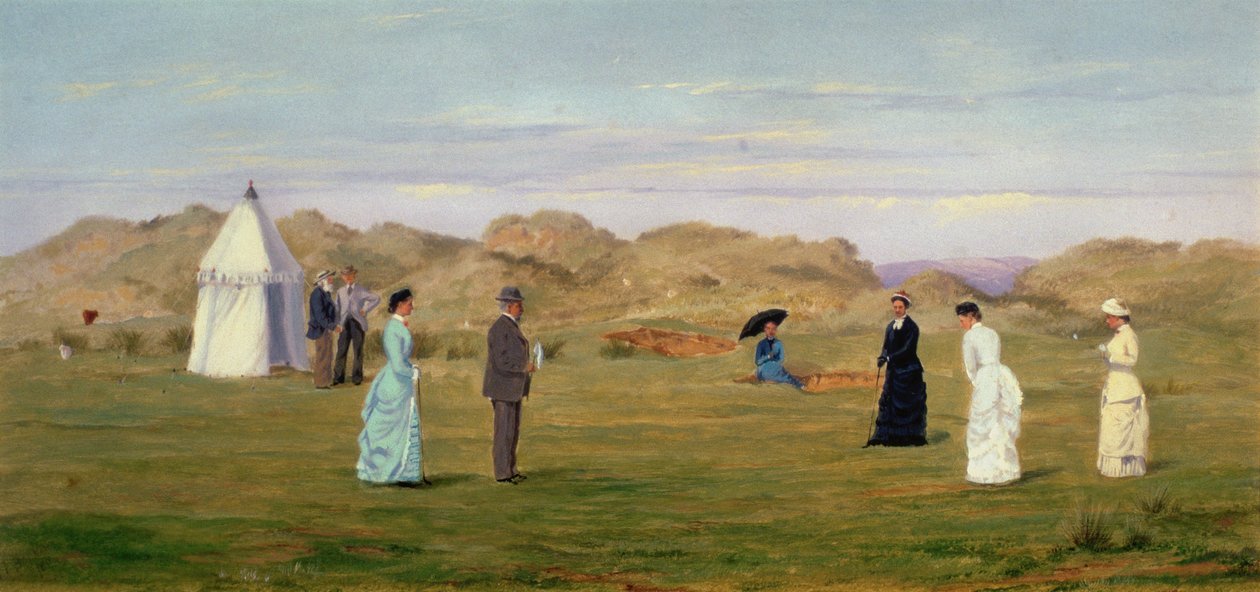 Damenmatch in Westward Ho! von Francis Powell Hopkins