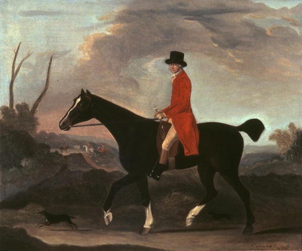 Mann zu Pferd von Francis Sartorius